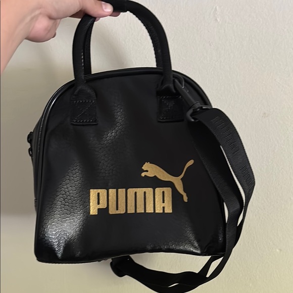 PUMA Black and Gold Mini Bag - Picture 6 of 6